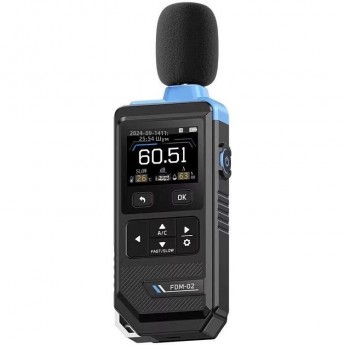 Цифровой шумомер FNIRSI FDM-02 с дисплеем 2 дюйма дБ