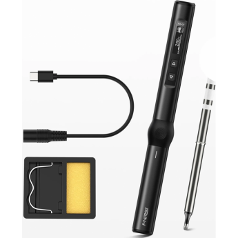 Паяльник портативный FNIRSI HS-01 USB Type-C 96 Вт 24 В с регулировкой температуры °C HS-01-BKS Паяльник портативный FNIRSI HS-01 USB Type-C 96 Вт 24 В с регулировкой температуры °C HS-01-BKS