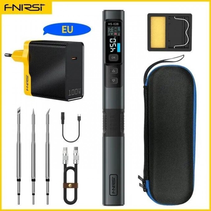 Портативный паяльник FNIRSI HS-02A H 100 Вт В HS-02A-H