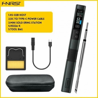 Паяльник портативный FNIRSI HS-02B S 100 Вт В Паяльник портативный FNIRSI HS-02B S 100 Вт В