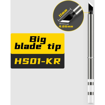 Жало для паяльника FNIRSI HS01 косой нож 11×4,66 мм HS01-KR