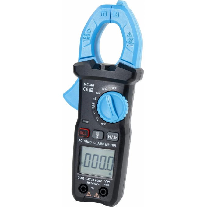 Цифровой мультиметр с токовыми клещами FNIRSI True RMS 600В/600А MC-40